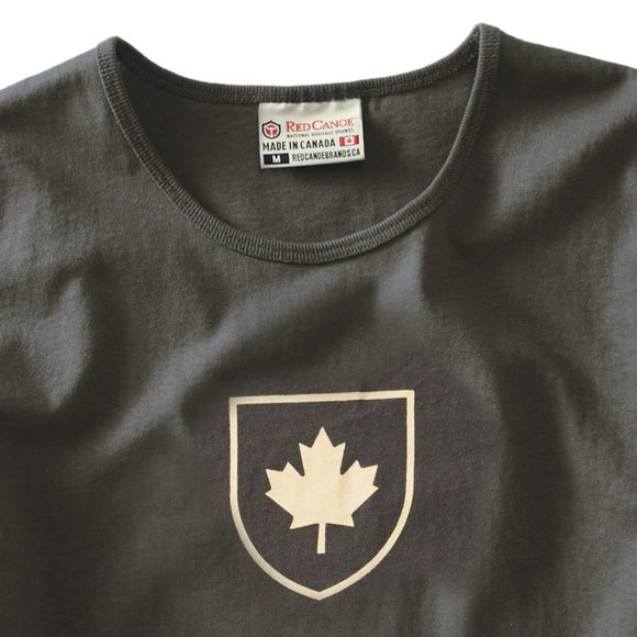 Canada Shield T-Shirt | Women's | Grey | Red Canoe - Picture 2 of 3